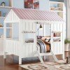 Spring Cottage Full Bed (White/Pink)