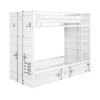 Cargo Youth Twin over Twin Bunk Bed (White)
