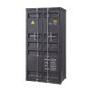 Cargo Youth Double Door Wardrobe (Gunmetal)