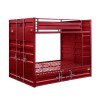 Cargo Youth Full over Full Bunk Bed (Red)