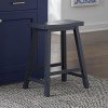 Creations II 24 Inch Sawhorse Counter Stool (Navy) (Set of 2)