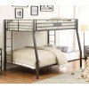 Limbra Full XL over Queen Bunk Bed (Black Sand)