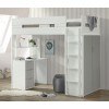 Nerice Twin Loft Bed (Gray)