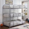 Cairo Triple Bunk Bed (Silver) (Twin)