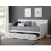 Bailee Daybed w/ Trundle (White)