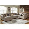 Pantomine Driftwood Modular Sectional w/ Left Chaise