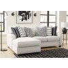 Huntsworth Dove Gray Small Left Chaise Sectional