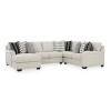 Huntsworth Dove Gray Modular Left Chaise Sectional