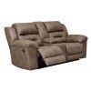 Stoneland Fossil Reclining Loveseat w/ Console