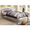 Baines Twin Bed (Silver)