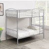Anson Twin over Twin Bunk Bed (Silver)