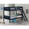 Littleton Contemporary Twin over Twin Bunk Bed (Blue)