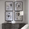 Tangled Threads Abstract Framed Prints (Set of 4)