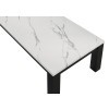 Ivy White 3-Piece Faux Marble Occasional Table Set