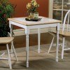 Damen Square Dining Table (Natural/White)