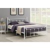 Canon Queen Metal Bed (Matte White)