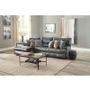 Como 3-Piece Reclining Left Chaise Sectional (Steel)