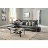 Como 3-Piece Power Reclining Left Chaise Sectional (Steel)
