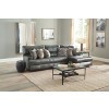 Como 3-Piece Reclining Right Chaise Sectional (Steel)