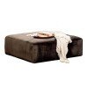 Everest 51 Inch Cocktail Ottoman (Chocolate)