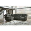 Nettington Smoke Modular Power Reclining Sectional