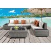 Salena Patio Sectional w/ Cocktail Table