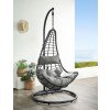 Uzae Patio Hanging Chair w/ Stand