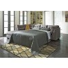 Maier Charcoal Sectional w/ Right Full Sofa Sleeper
