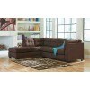 Maier Walnut Sectional w/ Left Chaise