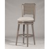 Clarion Swivel Counter Height Stool (Distressed Gray)