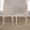 Clarion Upholstered Side Chair (Sea White) (Set of 2)