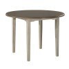 Clarion Round Dining Table (Sea White)