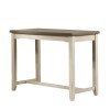 Clarion Counter Height Side Table (Sea White)
