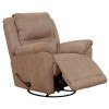 Cole Chaise Swivel Glider Recliner (Camel)