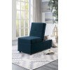 Denby Storage Ottoman/ Chair (Blue)