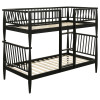Abram Black Twin over Twin Bunk Bed