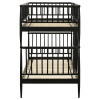 Abram Black Twin over Twin Bunk Bed