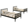 Abram Black Twin over Twin Bunk Bed