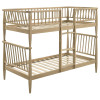 Abram Almond Twin over Twin Bunk Bed