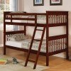 Parker Slat Twin over Twin Bunk Bed (Cappuccino)