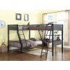 Meyers Twin over Full Bunk Bed w/ Loft Add-On