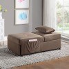 Garrell Lift Top Storage Bench w/ Pull-out Bed (Brown)