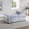 Garrell Lift Top Storage Bench w/ Pull-out Bed (Gray)