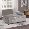 Garrell Lift Top Storage Bench w/ Pull-out Bed (Brownish Gray)