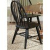 Hearthstone Windsor Side Chair (Set of 2) (Black)