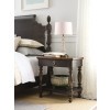 Bridgetown Warren Black Bedside Table