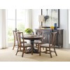 Bridgetown Bromefield Round Dining Room Set w/ Heritage Maple Chairs