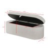 Philipa Mauve Tweed Storage Bench