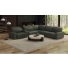 Spoleto Pine Modular Power Reclining Sectional w/ Power Euro Headrests