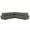Spoleto Pine Modular Power Reclining Sectional w/ Power Euro Headrests